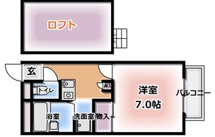 門真南駅 徒歩26分 2階の物件間取画像